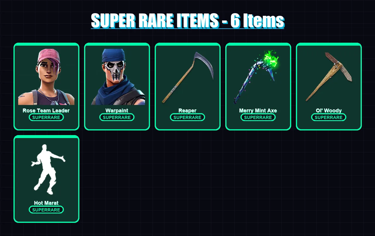[PC/PSN] | Rose Team Leader | Warpaint | Lynx | Gear Specialist Maya | Ruin | 142 skin | 124 pickaxe | 183 emote | 113 glider | Lv1746