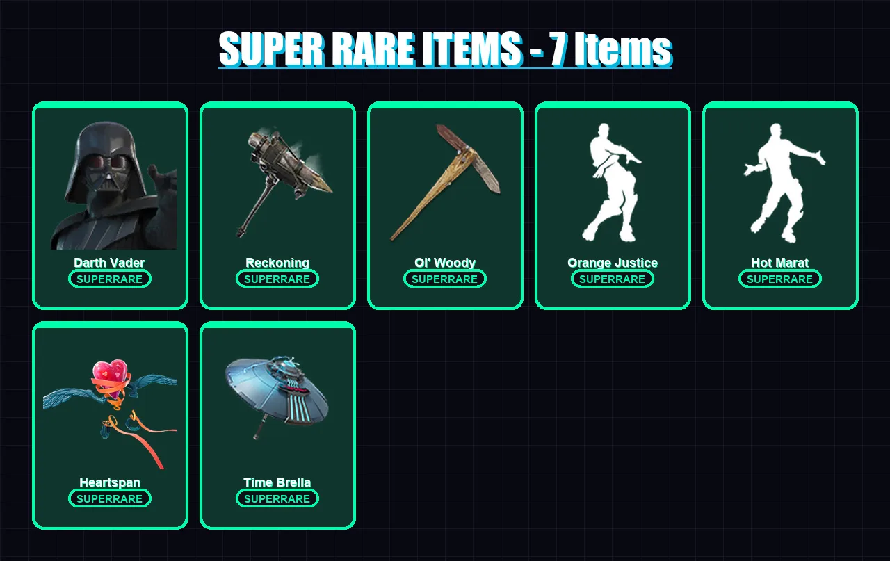 [PS4/PS5/XBOX/PC] | Darth Vader | Snap | The Origin | Valeria | Calamity | 72 skin | 104 pickaxe | 109 emote | 107 glider | Lv2631