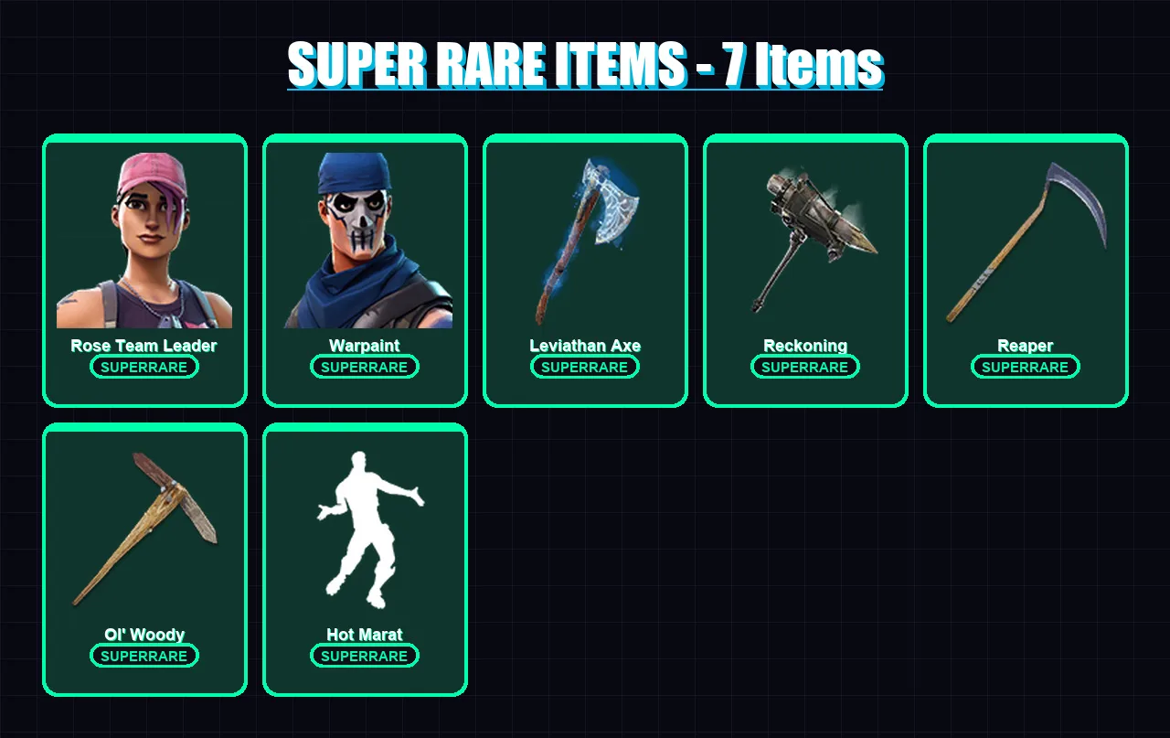 [PC/XBOX/PSN] | Rose Team Leader | Warpaint | Snap | Zenith | Drift | 110 skin | 123 pickaxe | 99 emote | 105 glider | Lv1360 — Fortnite account