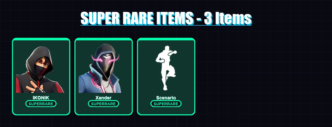 [PC/XBOX/PSN] | IKONIK | Xander | Polar Peely | Yulejacket | Santa Dogg | 12 skin | 27 pickaxe | 12 emote | 21 glider | Lv302 — Fortnite account