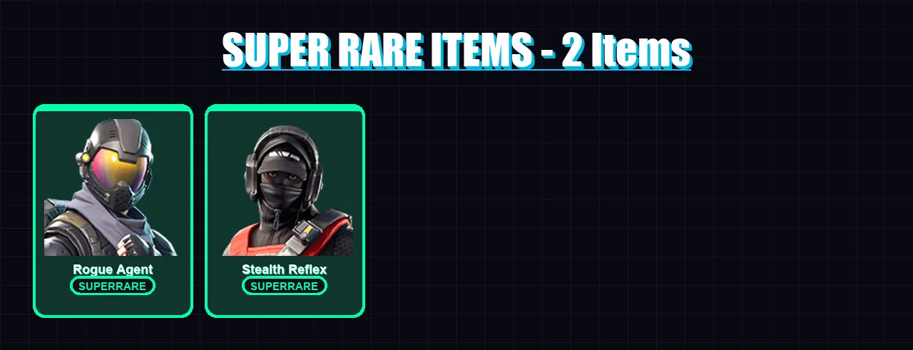 [PC/XBOX] | Rogue Agent | Stealth Reflex | Valentina | Gwenpool | Fletcher Kane | 19 skin | 39 pickaxe | 20 emote | 31 glider | Lv422