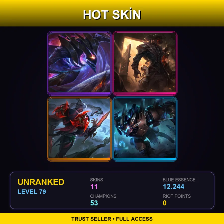LAS | Lv79 | Unranked | 11 Skin | 53 Champ — Spectral Fiddlesticks