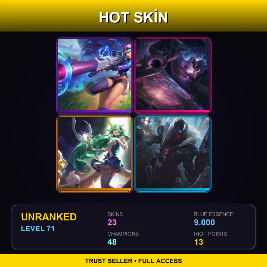 EUNE | Lv71 | Unranked | 23 Skin | 48 Champ — Infiltrator Irelia