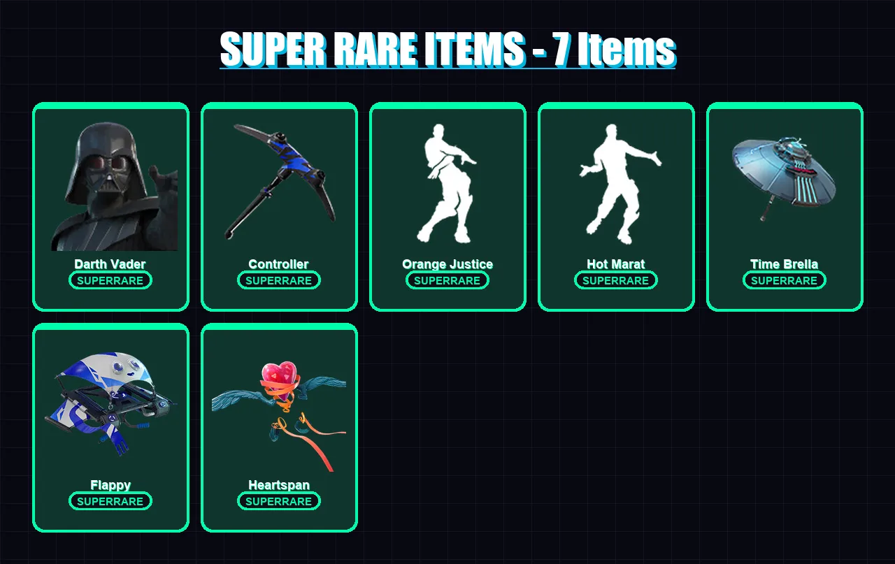 [PS4/PS5/XBOX/PC] | Darth Vader | Malik | Vendetta | Rox | Fade | 140 skin | 142 pickaxe | 117 emote | 137 glider | Lv1821 — Game account