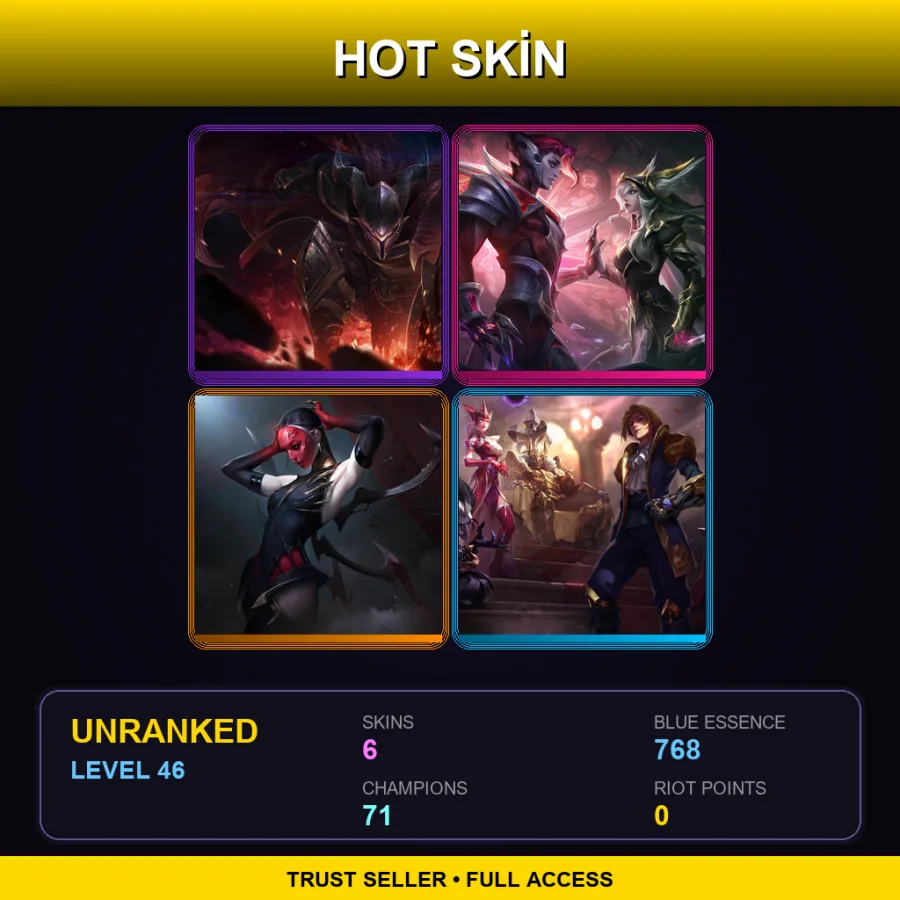 EUW | Lv46 | Unranked | 6 Skin | 71 Champ — Piltover Customs Blitzcrank