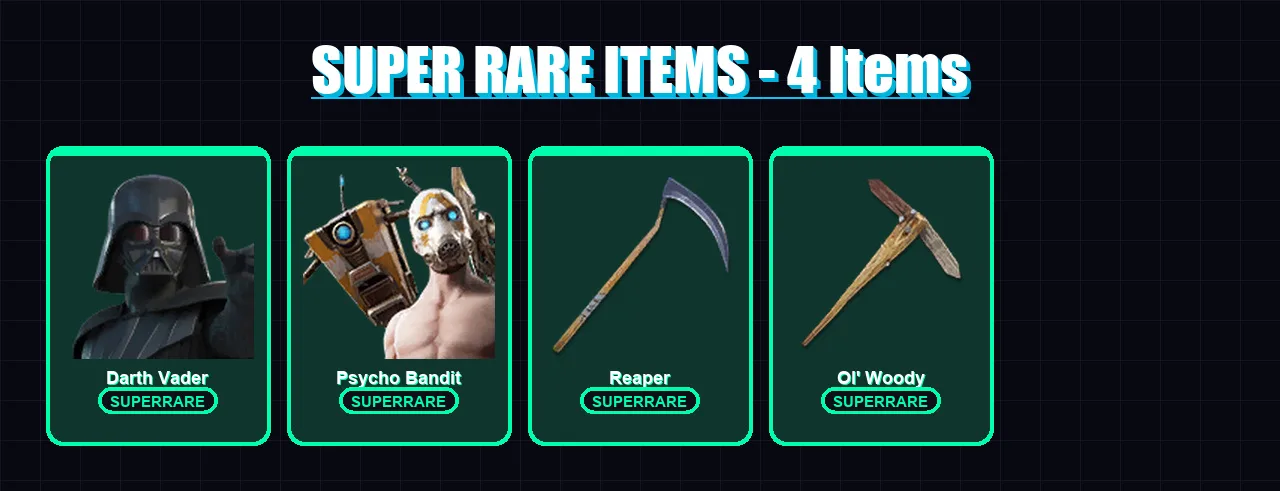 [PS4/PS5/XBOX/PC] | Darth Vader | Psycho Bandit | The Origin | Peter Griffin | Raz | 379 skin | 367 pickaxe | 332 emote | 238 glider | Lv4515