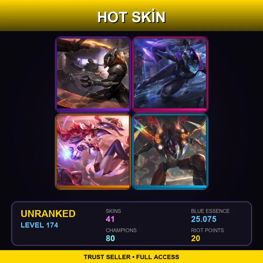 EUNE | Lv174 | Unranked | 41 Skin | 80 Champ — Uncle Ryze