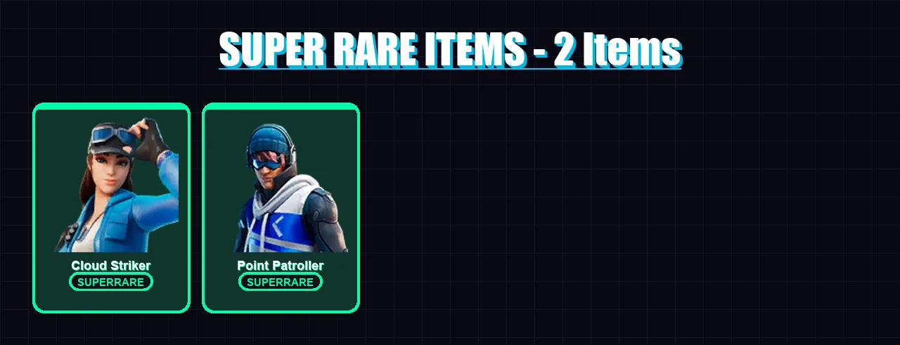 [PS4/PS5/XBOX/PC] | Cloud Striker | Point Patroller | Lt. Evergreen | Wavebreaker | Wooly Warrior | 5 skin | 11 pickaxe | 12 emote | 11 glider | Lv1