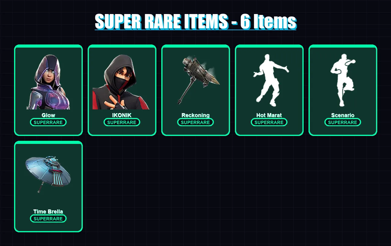 [PC/XBOX/PSN] | Glow | IKONIK | Zenith | The Prisoner | Lynx | 121 skin | 118 pickaxe | 126 emote | 109 glider | Lv1672