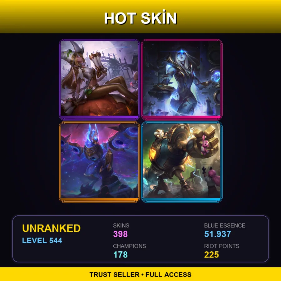 TW | Lv544 | Unranked | 398 Skin | 178 Champ — Battle Boss Ziggs