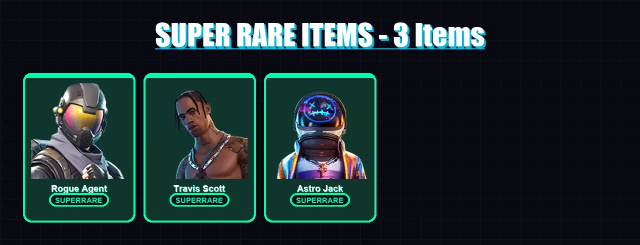 [PS4/PS5/XBOX/PC] | Rogue Agent | Travis Scott | Astro Jack | Fade | Blackheart | 26 skin | 28 pickaxe | 31 emote | 36 glider | Lv496
