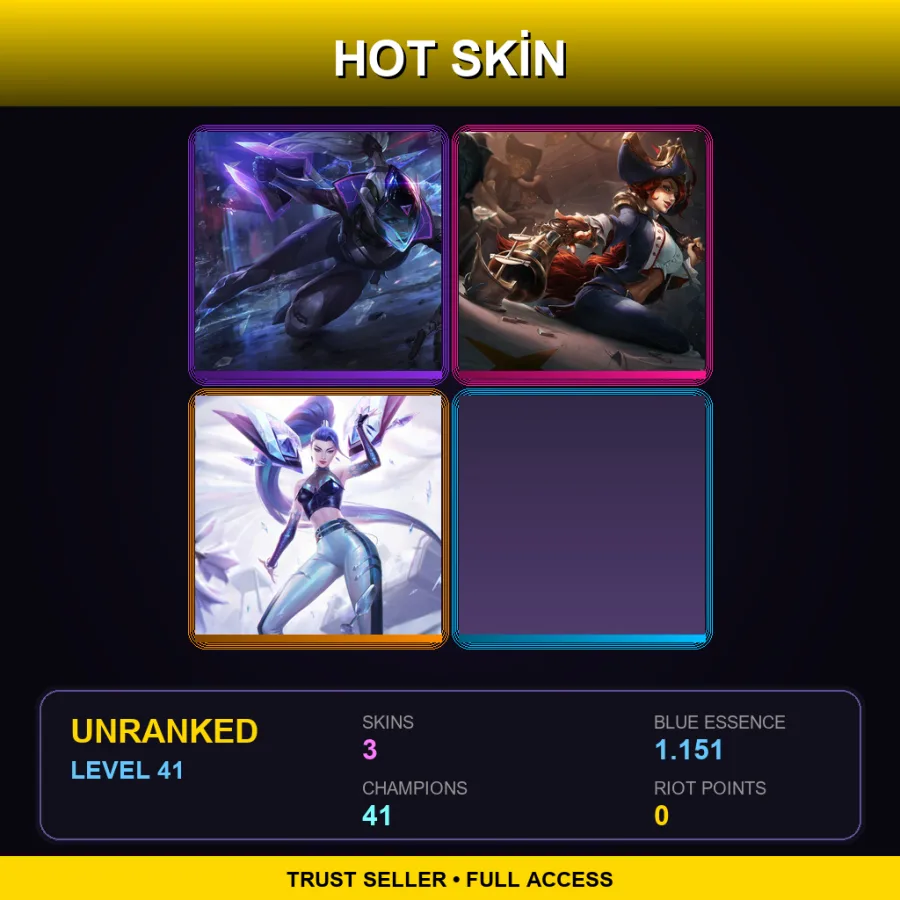 LAS | Lv41 | Unranked | 3 Skin | 41 Champ — Waterloo Miss Fortune