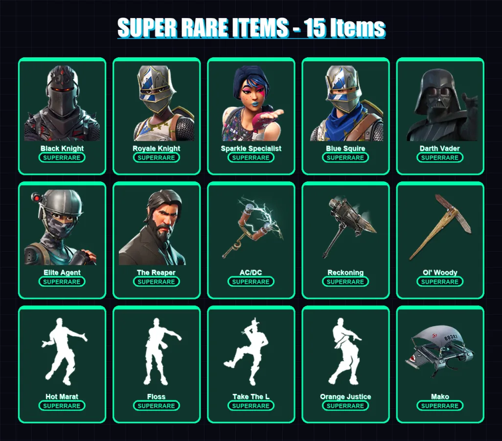 [PC/XBOX/PSN] | Black Knight | Royale Knight | Sparkle Specialist | 152 skin | Lv2295