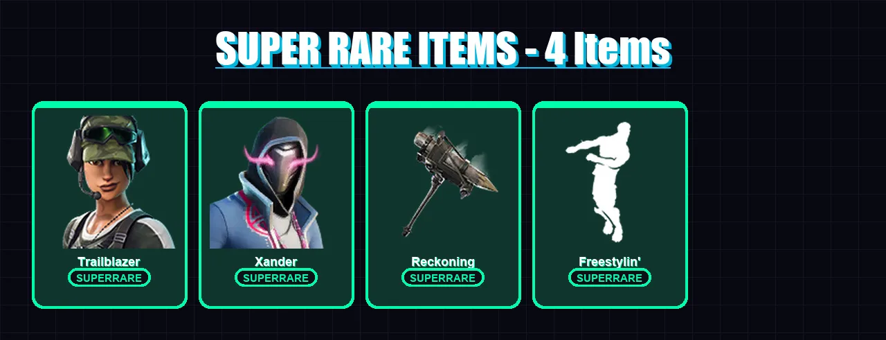 [PC/XBOX/PSN] | Trailblazer | Xander | Calamity | Ravage | Zeus | 28 skin | 34 pickaxe | 50 emote | 22 glider | Lv307