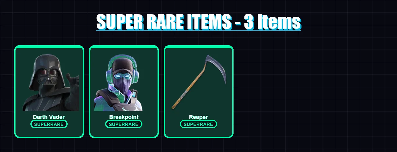 [PC/XBOX/PSN] | Darth Vader | Breakpoint | Backlash | Raz | Kado Thorne | 273 skin | 274 pickaxe | 284 emote | 146 glider | Lv2234