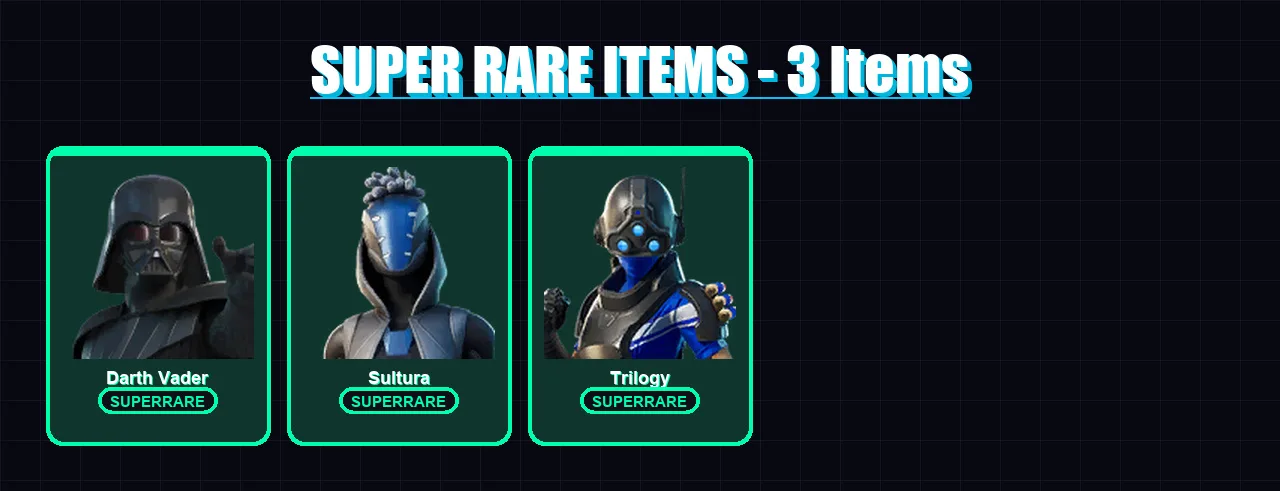 [PC/XBOX/PSN] | Darth Vader | Sultura | Trilogy | Nezumi | Malik | 32 skin | 45 pickaxe | 44 emote | 46 glider | Lv572 — Fortnite account