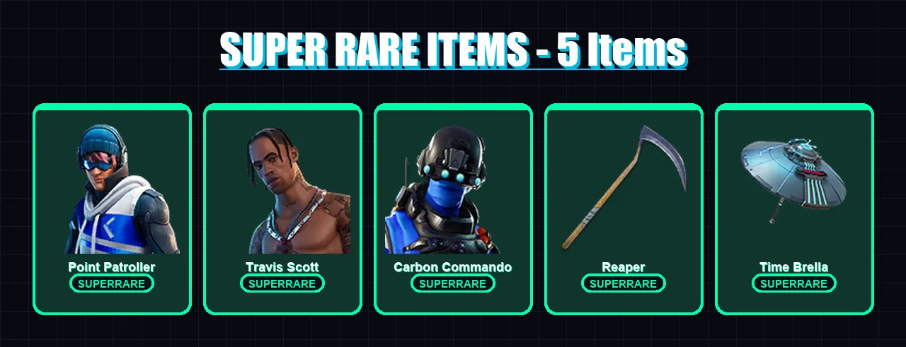 [PS4/PS5/XBOX/PC] | Point Patroller | Travis Scott | Carbon Commando | 49 skin | Lv853