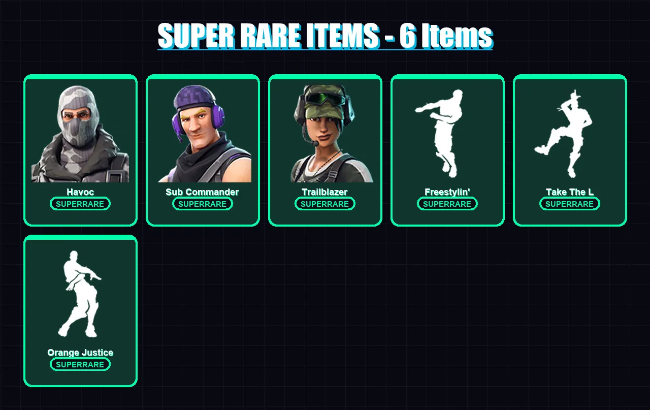 [PC/XBOX/PSN] | Havoc | Sub Commander | Trailblazer | Drift | Carbide | 10 skin | 7 pickaxe | 8 emote | 10 glider | Lv99 — Fortnite account