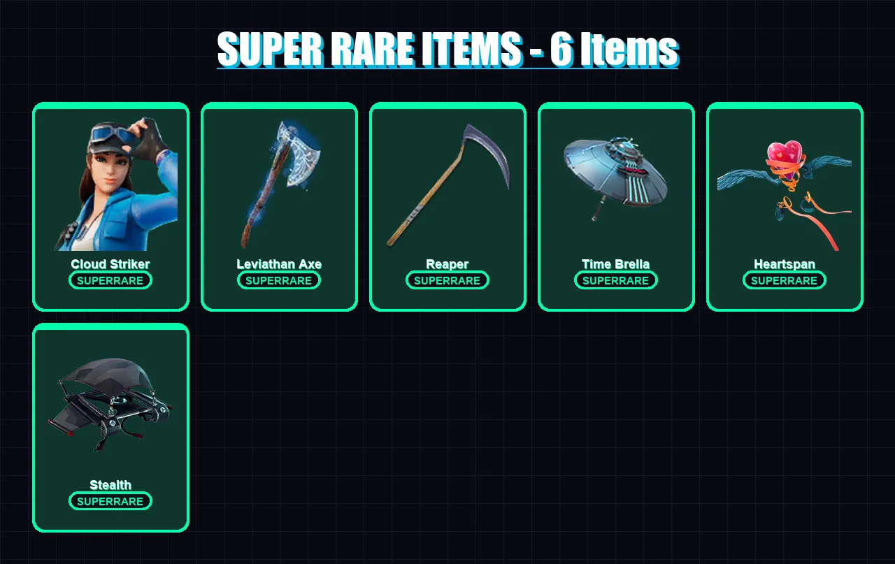 [PC/XBOX] | Cloud Striker | Leviathan | Sentinel | Luxe | Ruin | 204 skin | 161 pickaxe | 155 emote | 122 glider | Lv1361