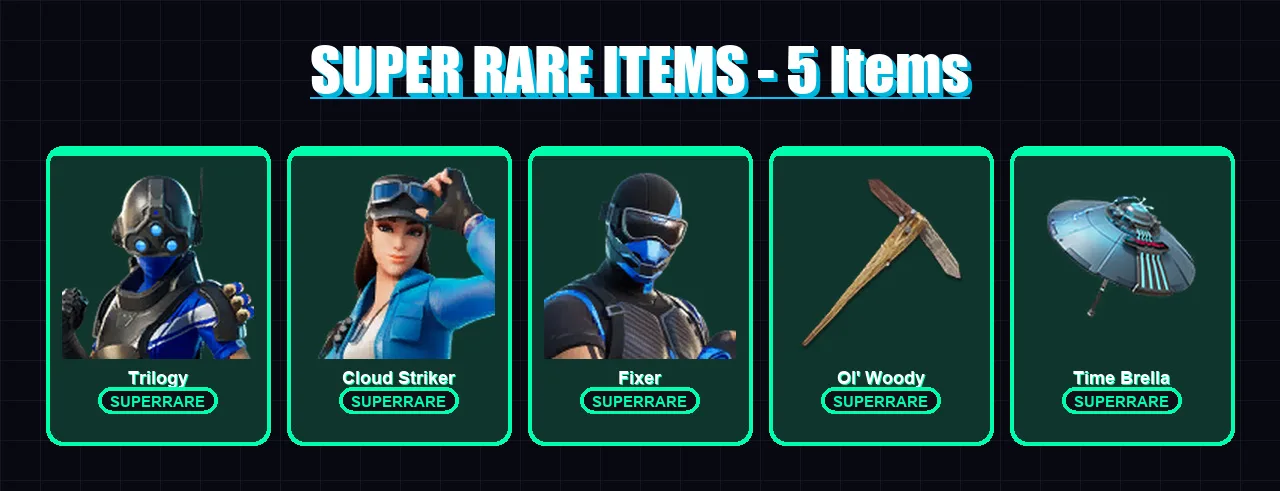 [SWITCH/XBOX/PSN/PC] | Trilogy | Cloud Striker | Fixer | Wild Card | Joey | 96 skin | 115 pickaxe | 102 emote | 106 glider | Lv2138 — Fortnite account