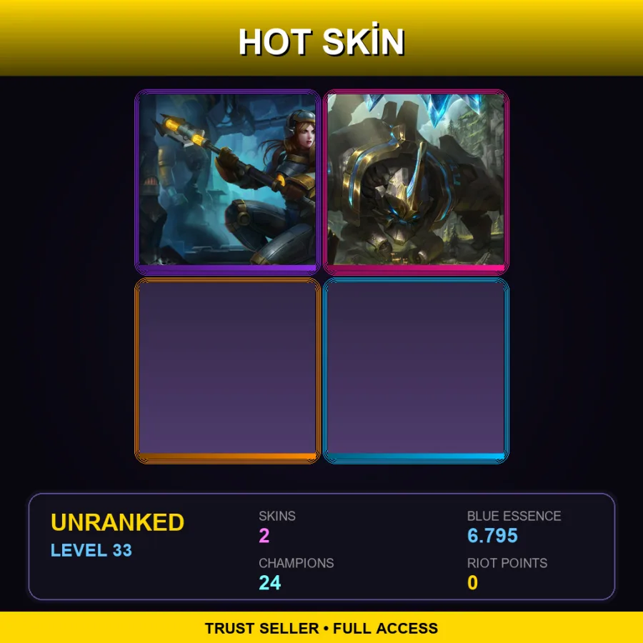 EUNE | Lv33 | Unranked | 2 Skin | 24 Champ — Earthrune Skarner
