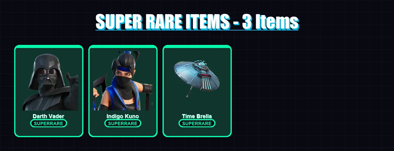 [PS4/PS5/XBOX/PC] | Darth Vader | Indigo Kuno | Snap | Nezumi | The Ageless | 148 skin | 220 pickaxe | 184 emote | 163 glider | Lv4774
