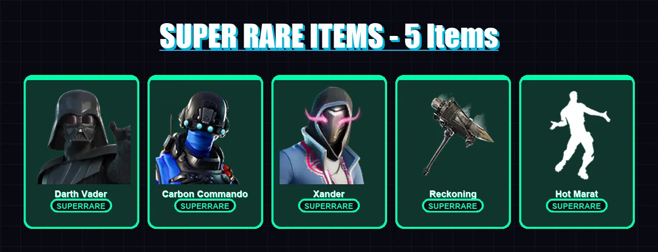 [PS4/PS5/PC] | Darth Vader | Carbon Commando | Xander | Blackheart | Lynx | 95 skin | 85 pickaxe | 81 emote | 99 glider | Lv1224