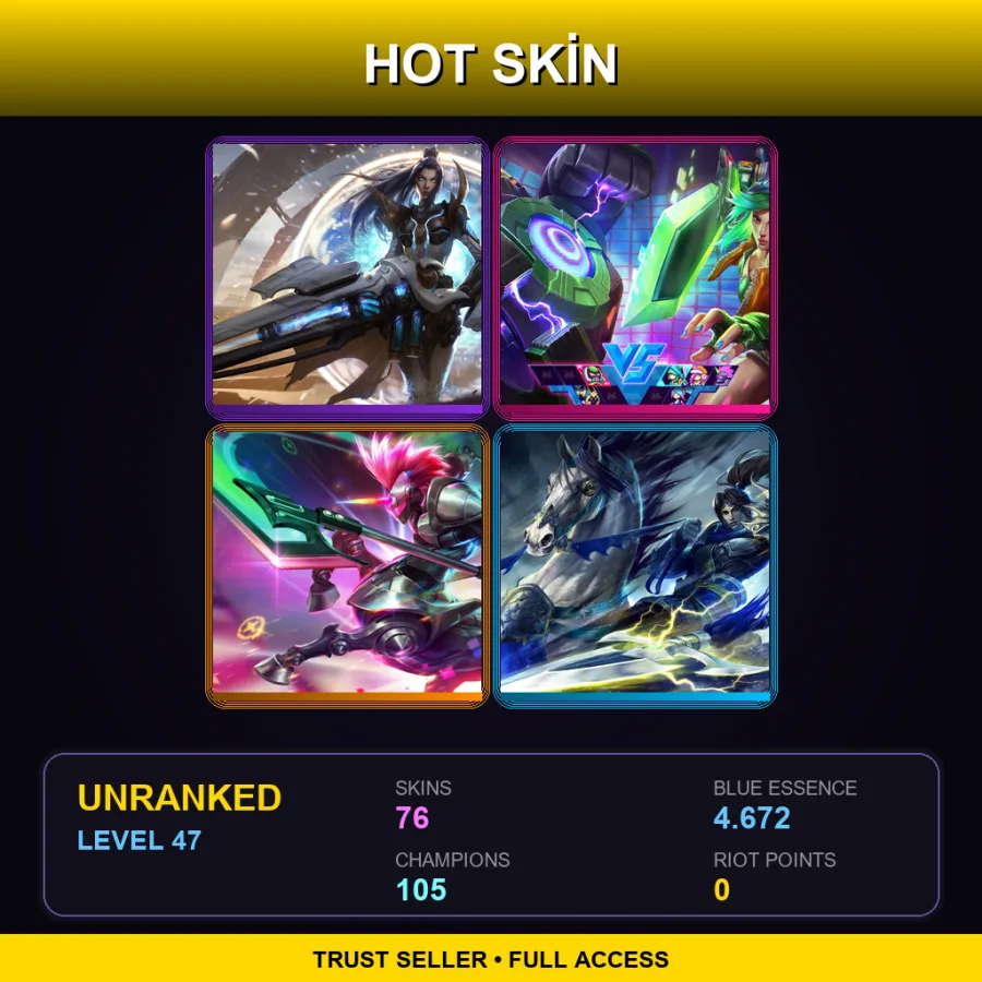 EUNE | Lv47 | Unranked | 76 Skin | 105 Champ with Gnar