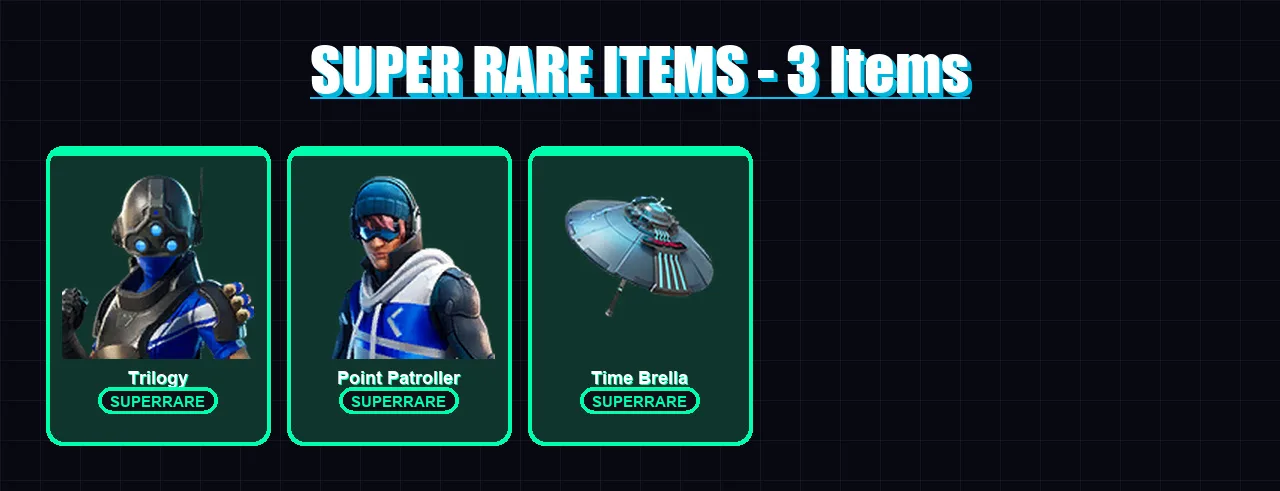 [PS4/PS5/XBOX/PC] | Trilogy | Point Patroller | Gear Specialist Maya | Fade | Deadpool | 28 skin | 79 pickaxe | 59 emote | 67 glider | Lv1472