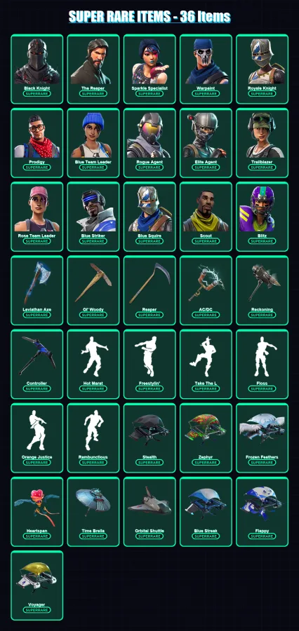 [PC/XBOX/PSN] | Black Knight | The Reaper | Sparkle Specialist | 460 skin | Lv1508 — Fortnite account