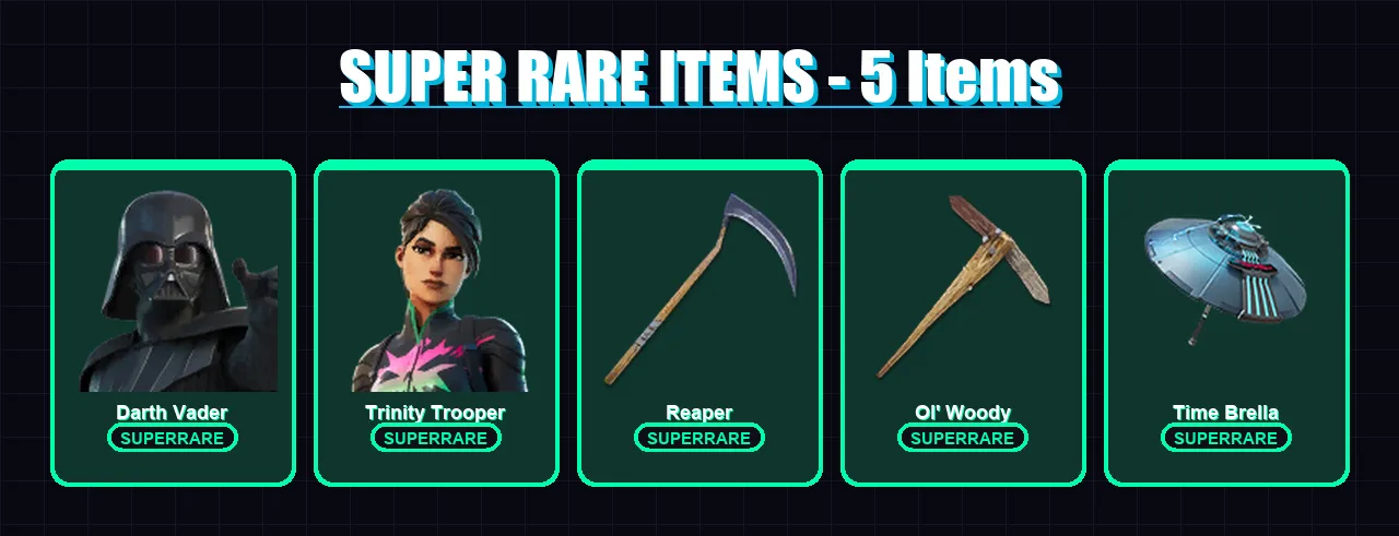 [PC] | Darth Vader | Trinity Trooper | The Cube Queen | Midas Rex | Optimus Prime | 191 skin | 238 pickaxe | 207 emote | 172 glider | Lv3112 — Fortnite account