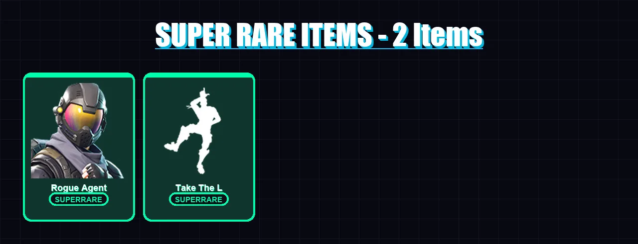 [PS4/PS5/XBOX/PC] | Rogue Agent | Love Ranger | Dark Voyager | Rust Lord | Moonwalker | 6 skin | 3 pickaxe | 8 emote | 3 glider | Lv70