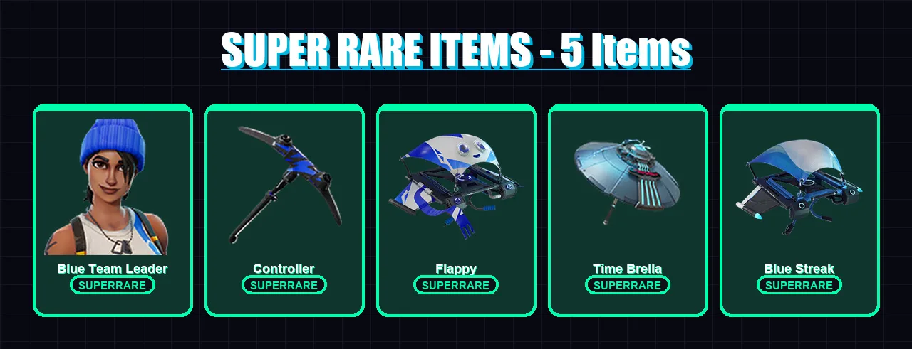 [PS4/PS5/XBOX/PC] | Blue Team Leader | Catalyst | Predator | Mandalorian | Omegarok | 23 skin | 27 pickaxe | 29 emote | 39 glider | Lv553
