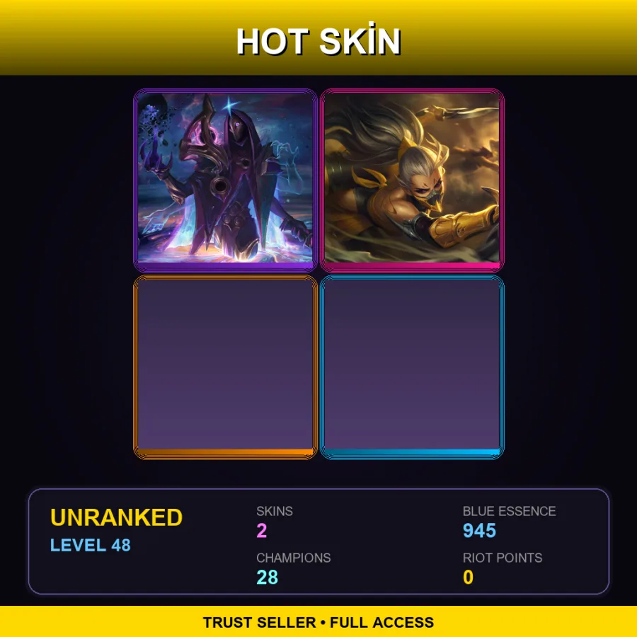LAS | Lv48 | Unranked | 2 Skin | 28 Champ