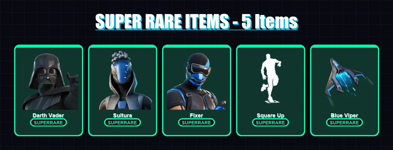 [PS4/PS5/XBOX/PC] | Darth Vader | Sultura | Fixer | The Origin | Joey | 114 skin | 95 pickaxe | 72 emote | 86 glider | Lv1973