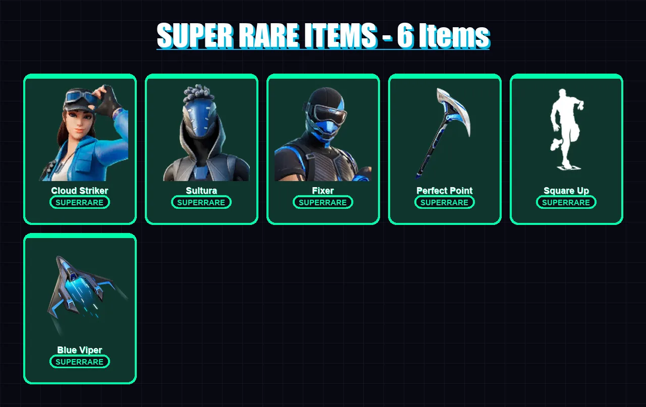 [PS4/PS5/XBOX/PC] | Cloud Striker | Sultura | Fixer | Sage | Heartbreak Ranger | 5 skin | 12 pickaxe | 16 emote | 12 glider | Lv271
