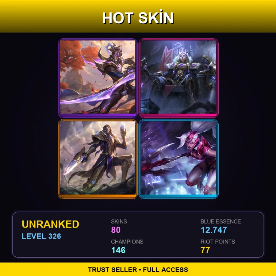 LAN | Lv326 | Unranked | 80 Skin | 146 Champ — Augmented Singed