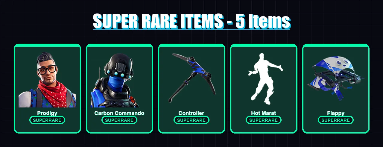 [SWITCH/XBOX/PSN/PC] | Prodigy | Carbon Commando | Fusion | Lynx | Catalyst | 27 skin | 24 pickaxe | 38 emote | 30 glider | Lv396