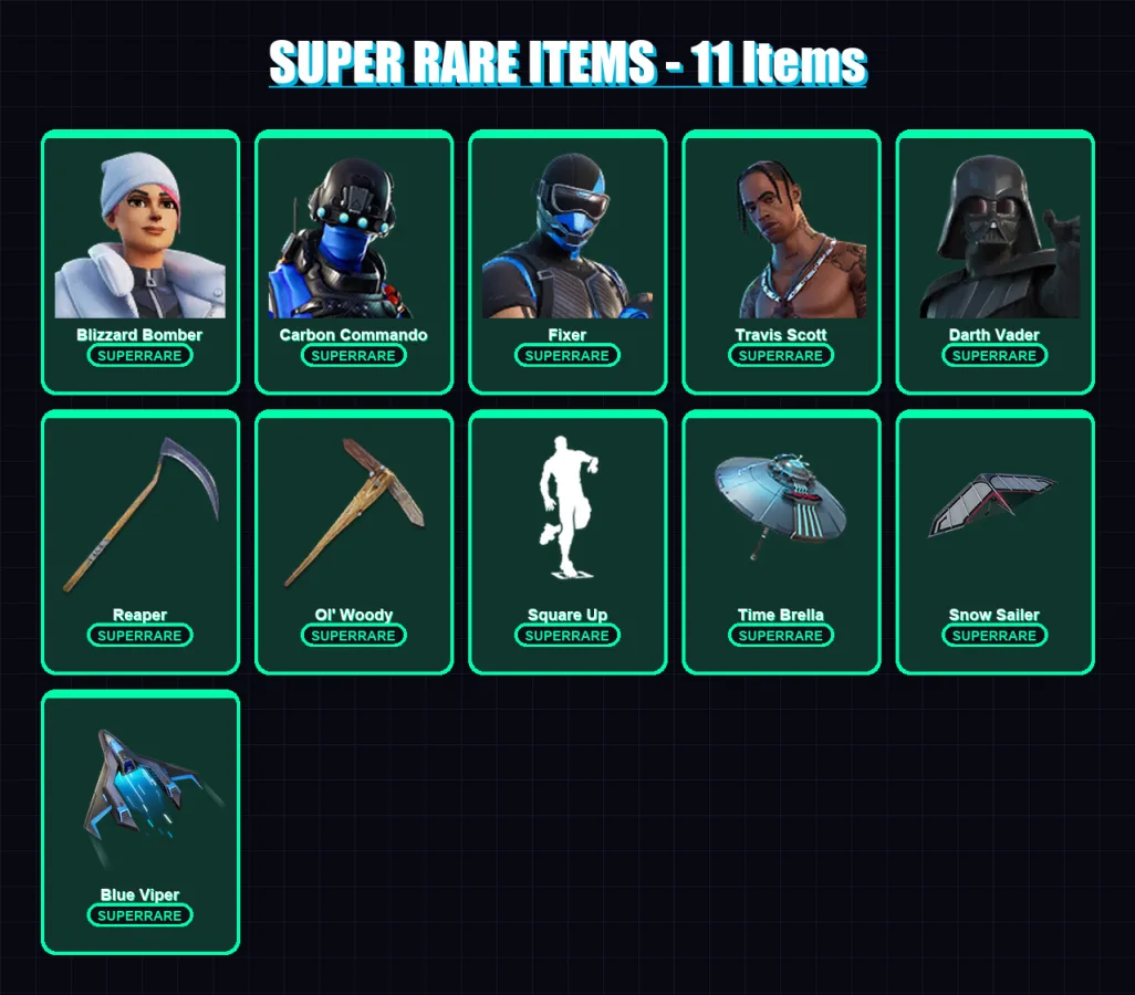 [PS4/PS5/XBOX/PC] | Blizzard Bomber | Carbon Commando | Fixer | Travis Scott | Darth Vader | 336 skin | 337 pickaxe | 226 emote | 243 glider | Lv444 — Fortnite account