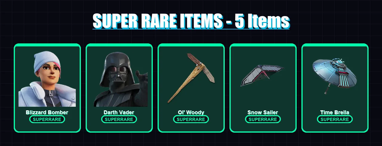 [PS4/PS5/XBOX/PC] | Blizzard Bomber | Darth Vader | Twyn | Son Goku | Renzo the Destroyer | 124 skin | 158 pickaxe | 107 emote | 109 glider | Lv1386
