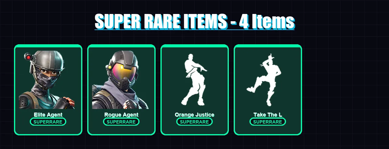 [PC/XBOX/PSN] | Elite Agent | Rogue Agent | Midas | Valor | The Visitor | 52 skin | 77 pickaxe | 60 emote | 59 glider | Lv1046 — Fortnite account