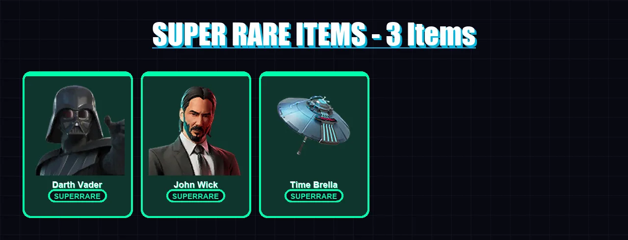 [PS4/PS5/XBOX/PC] | Darth Vader | John Wick | Valeria | The Imagined | Malik | 111 skin | 187 pickaxe | 120 emote | 131 glider | Lv2530