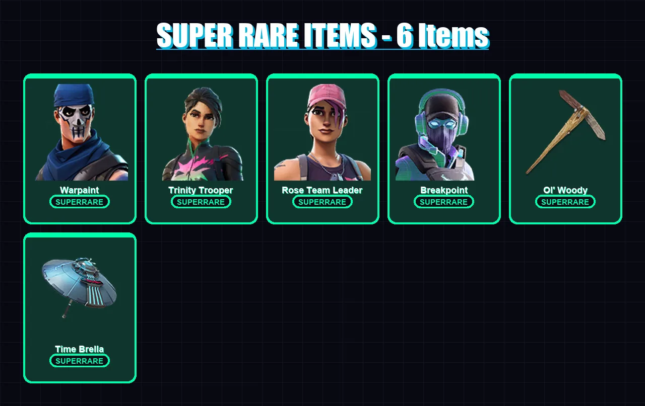 [PS4/PS5/XBOX/PC] | Warpaint | Trinity Trooper | Rose Team Leader | 262 skin | Lv5163
