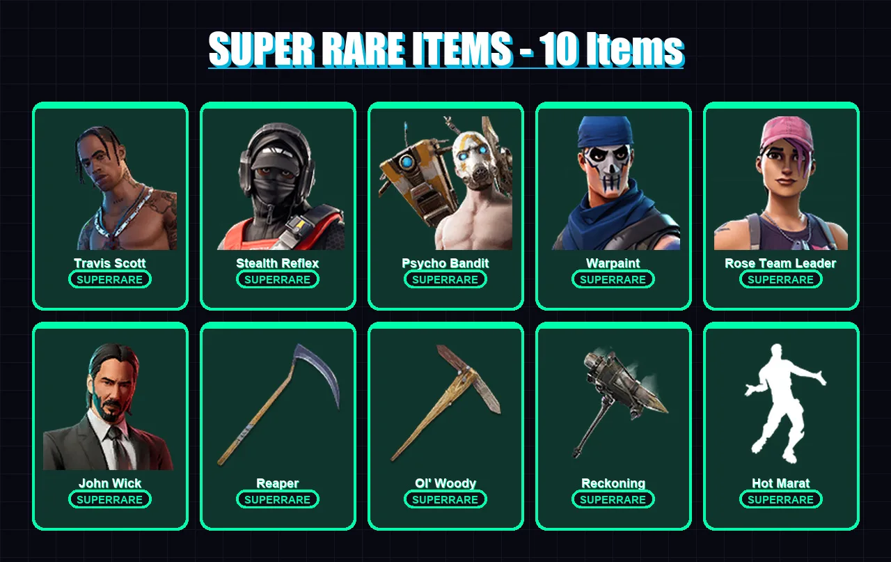 [PC/XBOX/PSN] | Thrilldiver | Travis Scott | Stealth Reflex | 515 skin | Lv3553 — Fortnite account