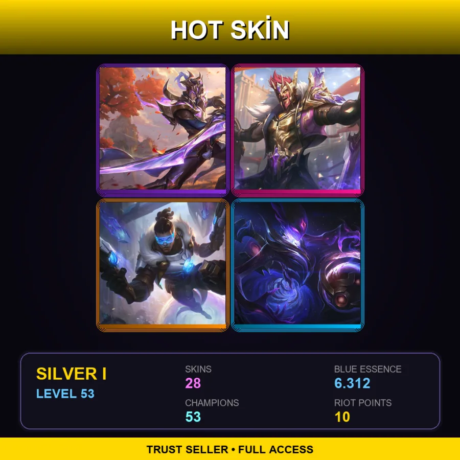 LAS | Lv53 | Silver I | 28 Skin | 53 Champ