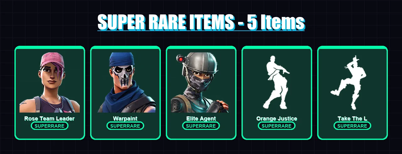 [PS4/PS5/XBOX/PC] | Rose Team Leader | Warpaint | Elite Agent | Drift | Dark Voyager | 27 skin | 18 pickaxe | 26 emote | 24 glider | Lv275