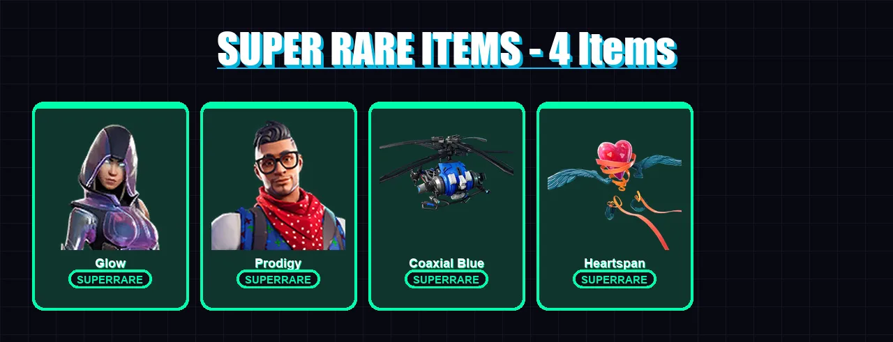 [PS4/PS5/XBOX/PC] | Glow | Prodigy | Lynx | Frozen Raven | Hybrid | 29 skin | 28 pickaxe | 32 emote | 30 glider | Lv373