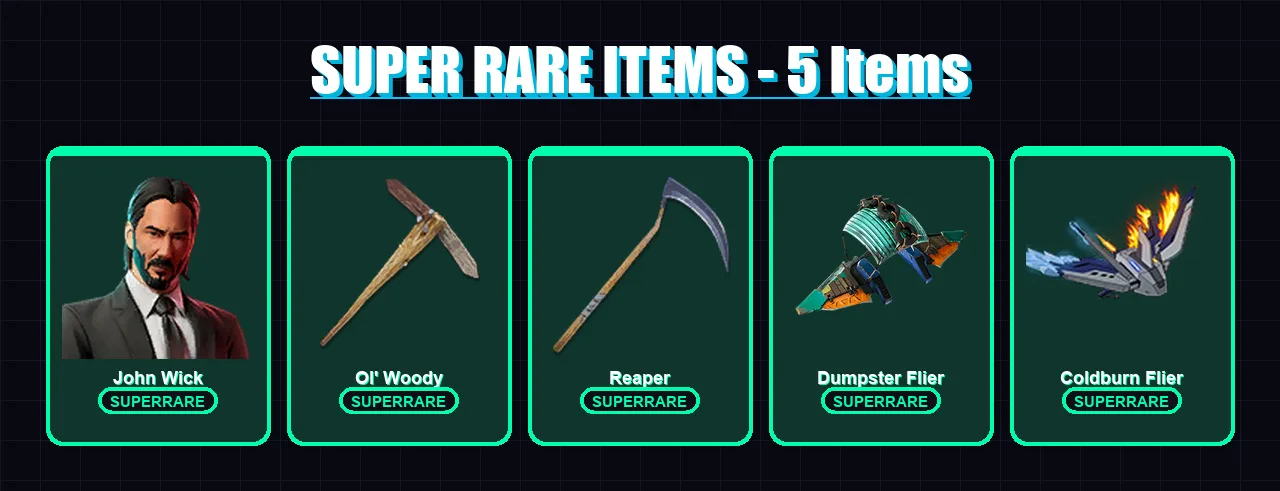 [PC/XBOX/PSN] | John Wick | Joltara | Valeria | Blaze | Peter Griffin | 274 skin | 240 pickaxe | 188 emote | 113 glider | Lv2272