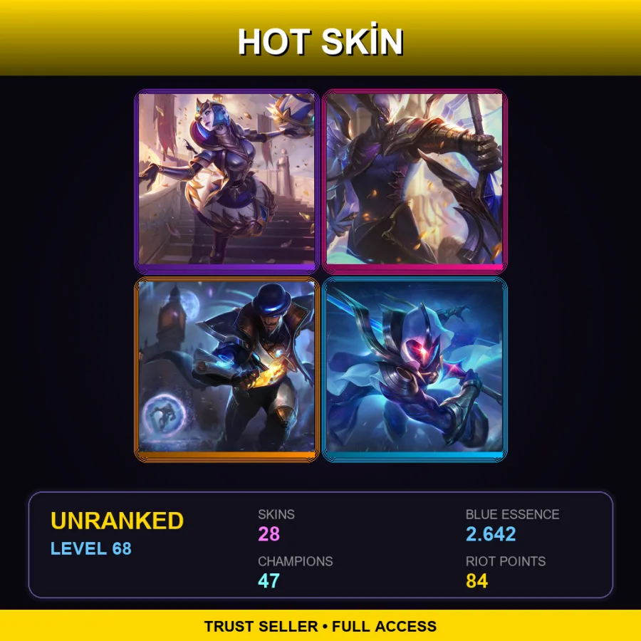 LAN | Lv68 | Unranked | 28 Skin | 47 Champ — Victorious Aatrox