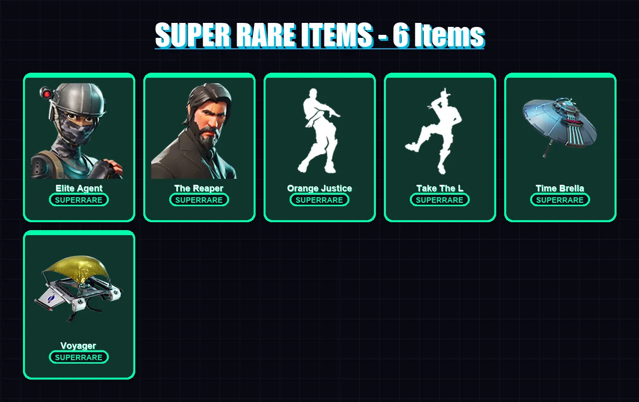 [PS4/PS5/XBOX/PC] | Elite Agent | The Reaper | Blackheart | Valor | Lynx | 53 skin | 112 pickaxe | 107 emote | 113 glider | Lv2176 — Fortnite account